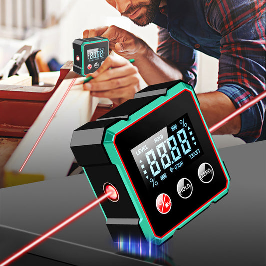 Magnetický digitální úhloměr s elektronickým laserem