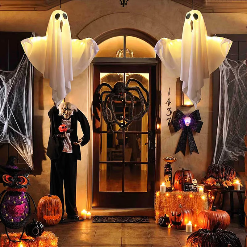 Svítící lustr pro výzdobu halloweenské party