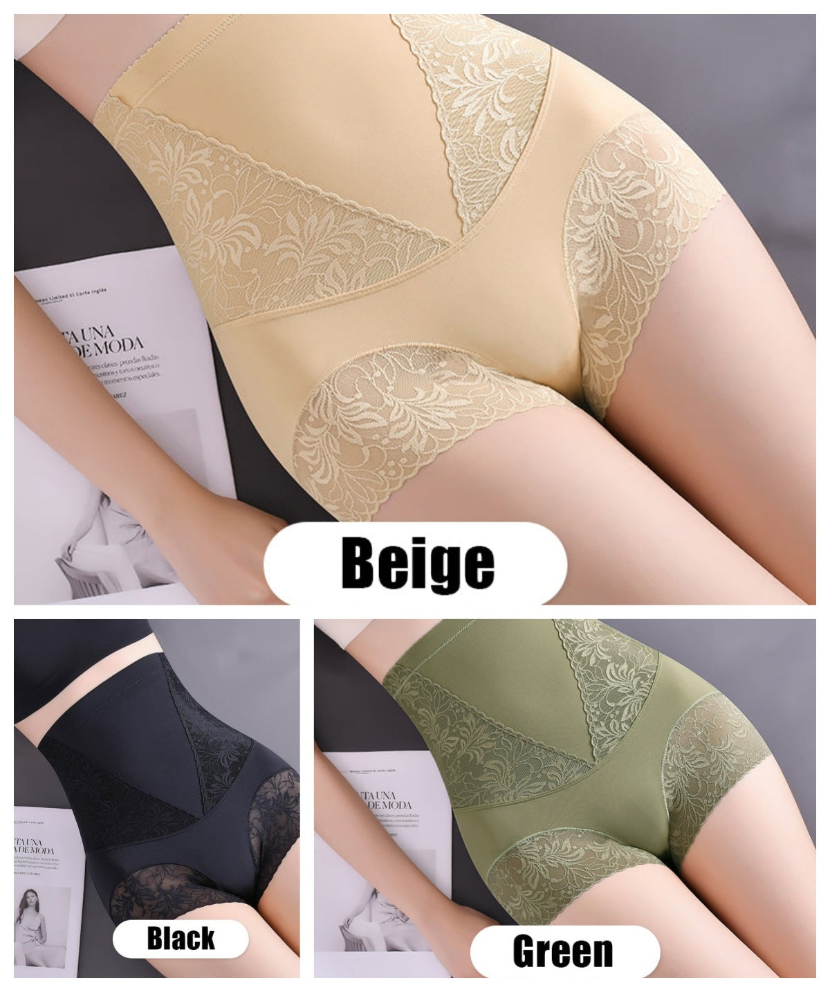 Dámské kalhoty s vysokým pasem pro zpevnění bříška Panties❤️🔥