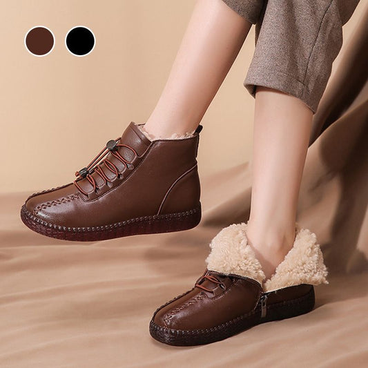 Winter Gift * Waterproof Side-zip Boots with Warm Lining for Women