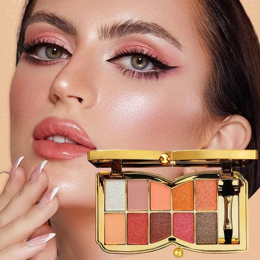🔥New Hot Selling❤️🔥✨10 colors glitter shimmer eyes shadow pallet