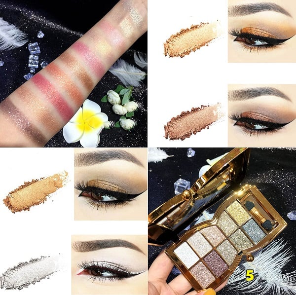 🔥New Hot Selling❤️🔥✨10 colors glitter shimmer eyes shadow pallet