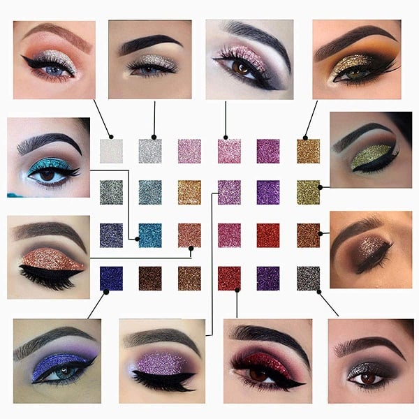 🔥New Hot Selling❤️🔥✨10 colors glitter shimmer eyes shadow pallet