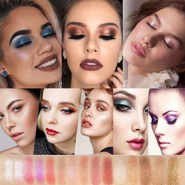 🔥New Hot Selling❤️🔥✨10 colors glitter shimmer eyes shadow pallet
