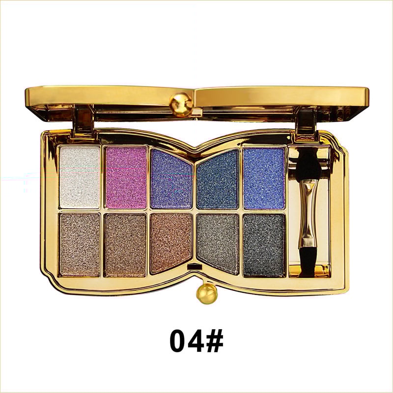 🔥New Hot Selling❤️🔥✨10 colors glitter shimmer eyes shadow pallet
