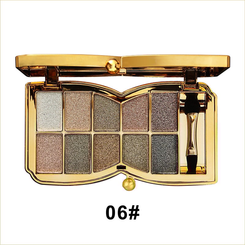 🔥New Hot Selling❤️🔥✨10 colors glitter shimmer eyes shadow pallet