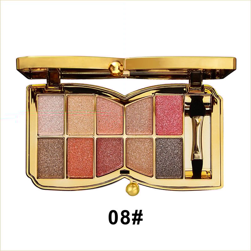 🔥New Hot Selling❤️🔥✨10 colors glitter shimmer eyes shadow pallet