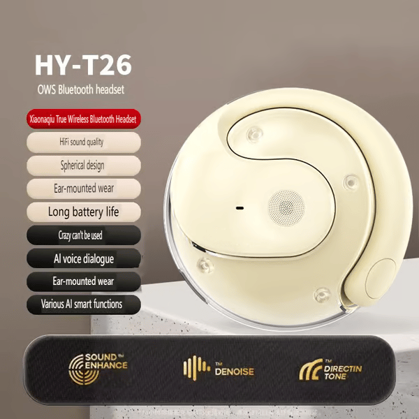 🎧🔥HY-T26 Pro Bezdrátová Bluetooth sluchátka s překladem