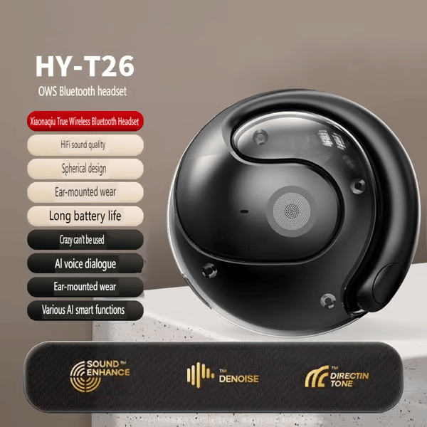 🎧🔥HY-T26 Pro Bezdrátová Bluetooth sluchátka s překladem