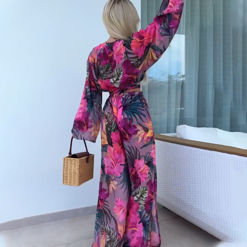 Dvoudílná souprava s leopardím potiskem Summer Blend
