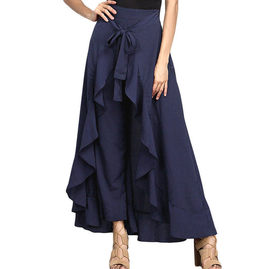 🎉2025 Nové produkty Horký výprodej✨Asymetrické kalhoty s širokým lemem