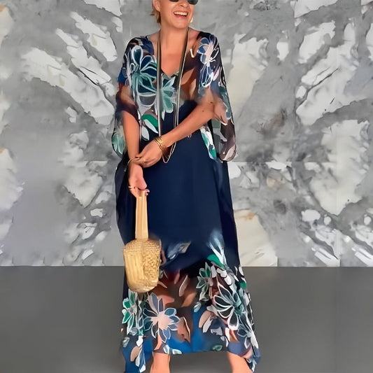 💖Dámské maxi šaty s potiskem🌸