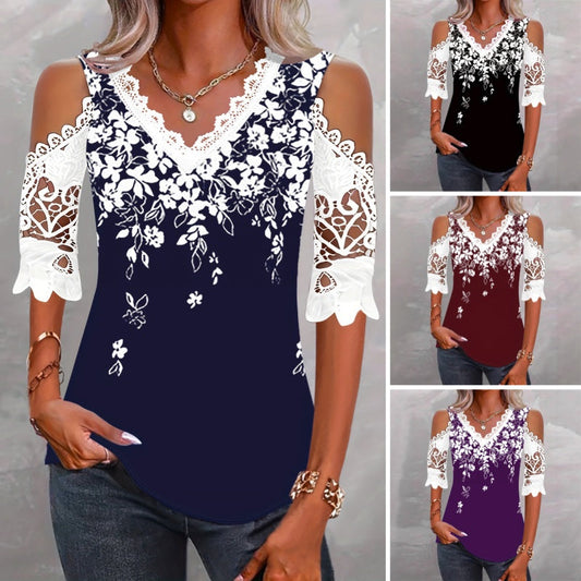 🔥Elegantní dámská blůza s krajkou