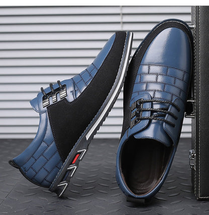 👞Italská klasická pánská obchodní ručně vyráběná kožená obuv