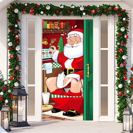 🎅 Vánoční dekorace na dveře