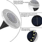 🌟 Venkovní zahradní LED lampa odolná proti povětrnostním vlivům – napájení solárním panelem, energeticky úsporná 🌙