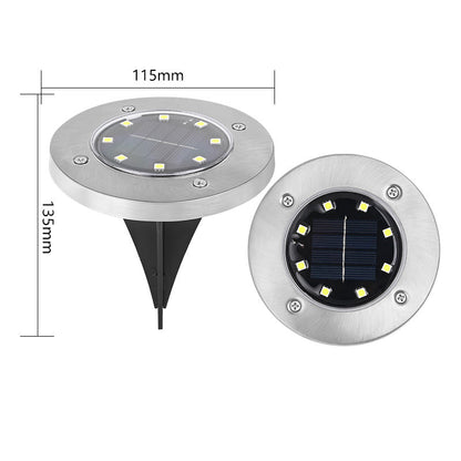 🌟 Venkovní zahradní LED lampa odolná proti povětrnostním vlivům – napájení solárním panelem, energeticky úsporná 🌙