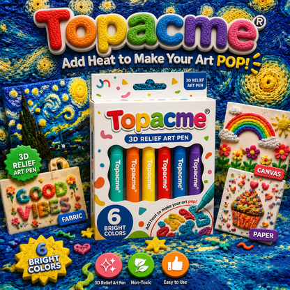 🎨 Ušetřete 49 %! 3D Relief Art Pen – Kreativní reliéfní výtvory ✨