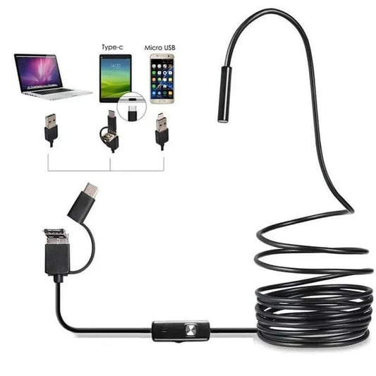 Získejte ostrý obraz i ve tmě díky 6 LED diodám – USB endoskopická kamera. Možnost dobírky! 💡