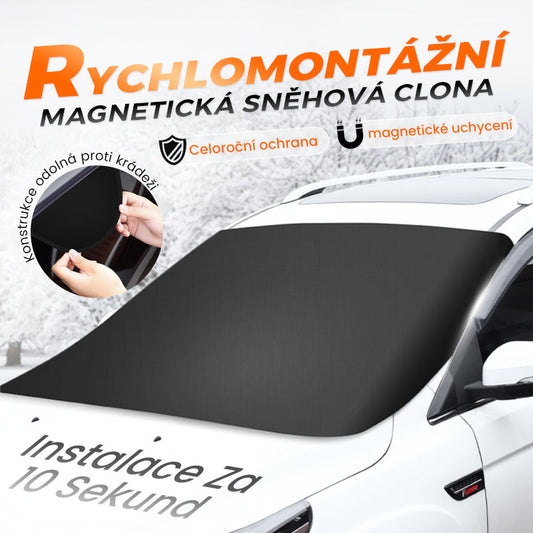 Použijte ji v létě proti slunci i v zimě proti sněhu – magnetická sněhová clona na auto. Platba na dobírku! ☀️
