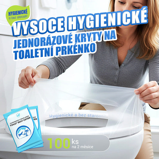Nasaďte ho během vteřiny a ihned použijte – jednorázový plastový potah na toaletní sedátko. Možnost dobírky! ⚡