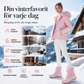 👢 Vattentäta snöstövlar för damer, med fleecefoder och mellanhögt skaft