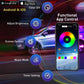 Ovládejte barvy a režimy přímo z telefonu – LED podsvícení pod auto s APP ovládáním. Na dobírku! 📱