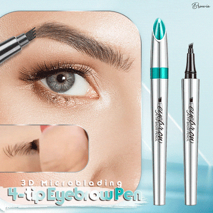 Získejte salonní výsledky bez bolesti – 3D microblading pero na obočí se 4 hroty. Možnost dobírky! 💆‍♀️