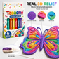 🎨 Ušetřete 49 %! 3D Relief Art Pen – Kreativní reliéfní výtvory ✨