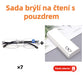 Přepínejte z dálky na blízko jedním pohybem hlavy – autozoom brýle na čtení. Na dobírku! 👓