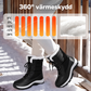 👢 Vattentäta snöstövlar för damer, med fleecefoder och mellanhögt skaft