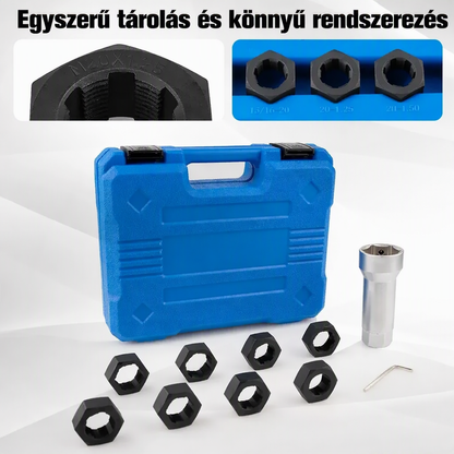 Obnovte poškozené závity na hřídelích bez nutnosti výměny celých dílů – sada nástrojů na opravu závitů hřídelí. Na dobírku! 🔩
