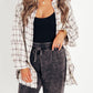 🏆Dámská kostkovaná košile s knoflíky Mineral Washed Button Down