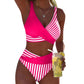 👙 Färgglatt bikini-set i storlek S–3XL: Snyggt och figursydd tvådelat badplagg 🌊
