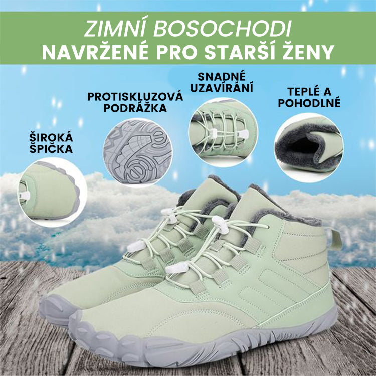 NEKLOUZAVÁ A NEPROMOKAVÁ ZIMNÍ BAREFOOT OBUV (UNISEX)