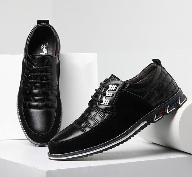 👞Italská klasická pánská obchodní ručně vyráběná kožená obuv