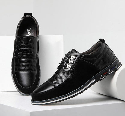 👞Italská klasická pánská obchodní ručně vyráběná kožená obuv