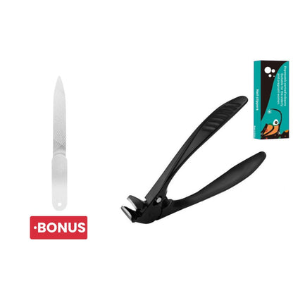 💅Nůžky na nehty z nerezové oceli se zakřivenými přesnými čepelemi – snadné stříhání i u silných nehtů a pro seniory! ✂️✨