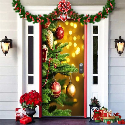 🎅 Vánoční dekorace na dveře