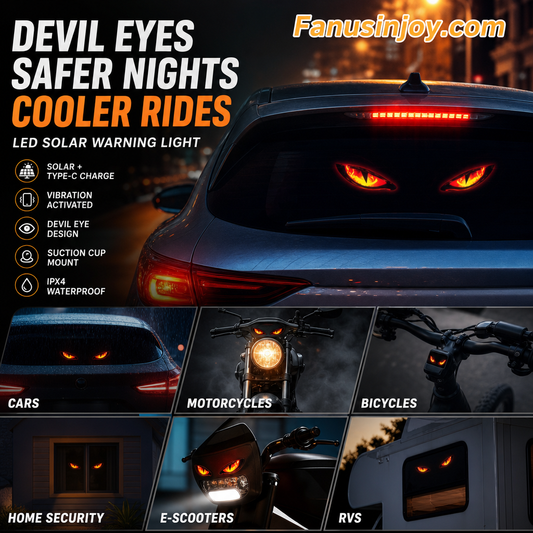 Získejte stylový design ďáblových očí pro váš vůz – LED výstražné světlo do auta. Na dobírku! 👹