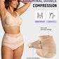 ✨ Högmidjade shapewear-trosor i stora storlekar, med korsad design som slimmar magen