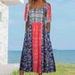【S-4XL】👗Boho dlouhé šaty s potiskem