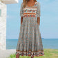 【S-4XL】👗Boho dlouhé šaty s potiskem