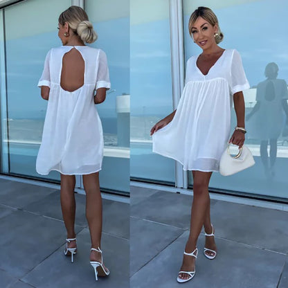 Dámské šaty Summer Breeze Back Cut-Out Casual Dress