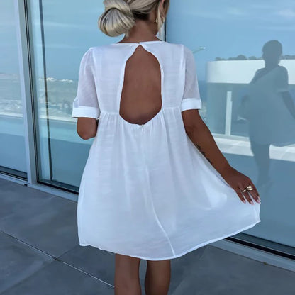 Dámské šaty Summer Breeze Back Cut-Out Casual Dress