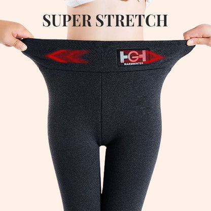 Dámské módní termokalhoty z kašmíru Slim Pants