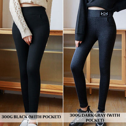 Dámské módní termokalhoty z kašmíru Slim Pants