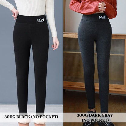 Dámské módní termokalhoty z kašmíru Slim Pants