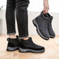 Men's Winter Warm Outdoor Zipper Snow Boots