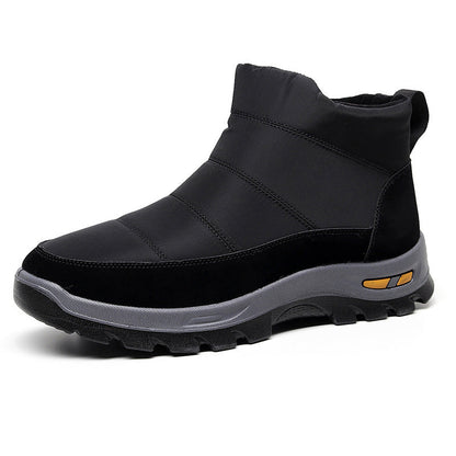 Men's Winter Warm Outdoor Zipper Snow Boots